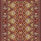 Beige Denim Floral Bohemian(Red)