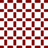 Winter Holiday Gingham Mosaic with Symmetrical Plaid Motifs(Red)