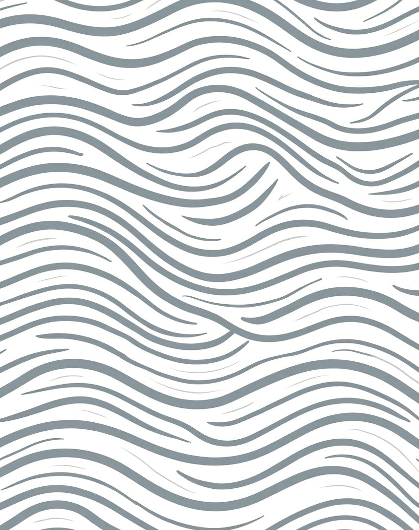 Wavy Arch High Textured Modern Luxury Design (White) - ODIKA