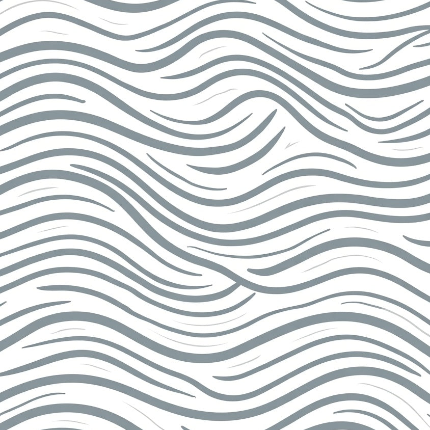 Wavy Arch High Textured Modern Luxury Design (White) - ODIKA