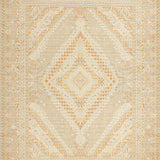 Boho Chic Tan Runner Rug with Artisan Geometric Pattern for Entryway(Beige)
