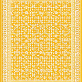 Charming Mustard Geometric Accents(Yellow)