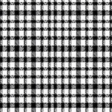 Heritage Patchwork Plaid with Intricate Evergreen Filigree(Black)