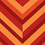 Chevron Zigzag with Gradient Autumn Hues(Orange)