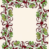Winter Wreath Swirl Decorative Floor Covering(Burgundy)