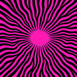 Whimsical Starburst Swirl Modern Artistic Design (Black) - ODIKA