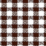 Checkered Plaid with Classic Farmhouse Grid Design(Brown)