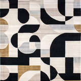 Abstract Geometric Reversible Area for Modern Spaces(Beige)