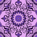 Elegant Blooming Swirl Decorative Zen (Purple)