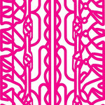 Sophisticated Micro Pile Sculptural Wave Arch Luxury Decorative Art (Pink) - ODIKA