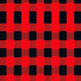 Gingham Style Floor Covering with Traditional Checkerboard Motif(Red)