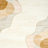 Elegant Beige Faux Deer Fur Area with Double Sheepskin Texture(Beige)