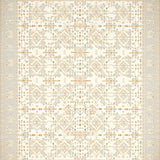 Elegant Beige Ivory Featuring a Transitional Geometric(Beige)