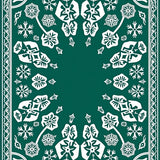 Enchanted Hexagon Pathway Greeting(Green)