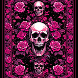 Elegant Dark Rose Motif(Pink)