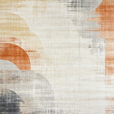 Chic Vintage Inspired Area with Artistic Distressed Texture and(Beige)