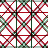 Festive Plaid Holiday Decorative Floor Covering(Red)
