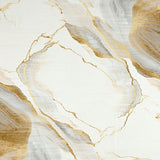 Luxurious Beige Bathroom Abstract Marble Stone Design(White)