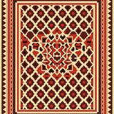 Rustic Southwestern Lattice Handwoven Artisan(Brown)
