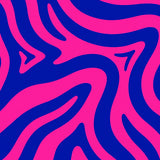 Abstract Ripple Design Featuring Bold Interlaced Lines(Pink)
