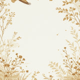 Dreamy Savanna With Neutral Toned Wildlife Illustrations For Play(Beige)