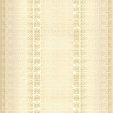 Hallway Runner with Beige Abstract Lattice and Floral Accents(Beige)