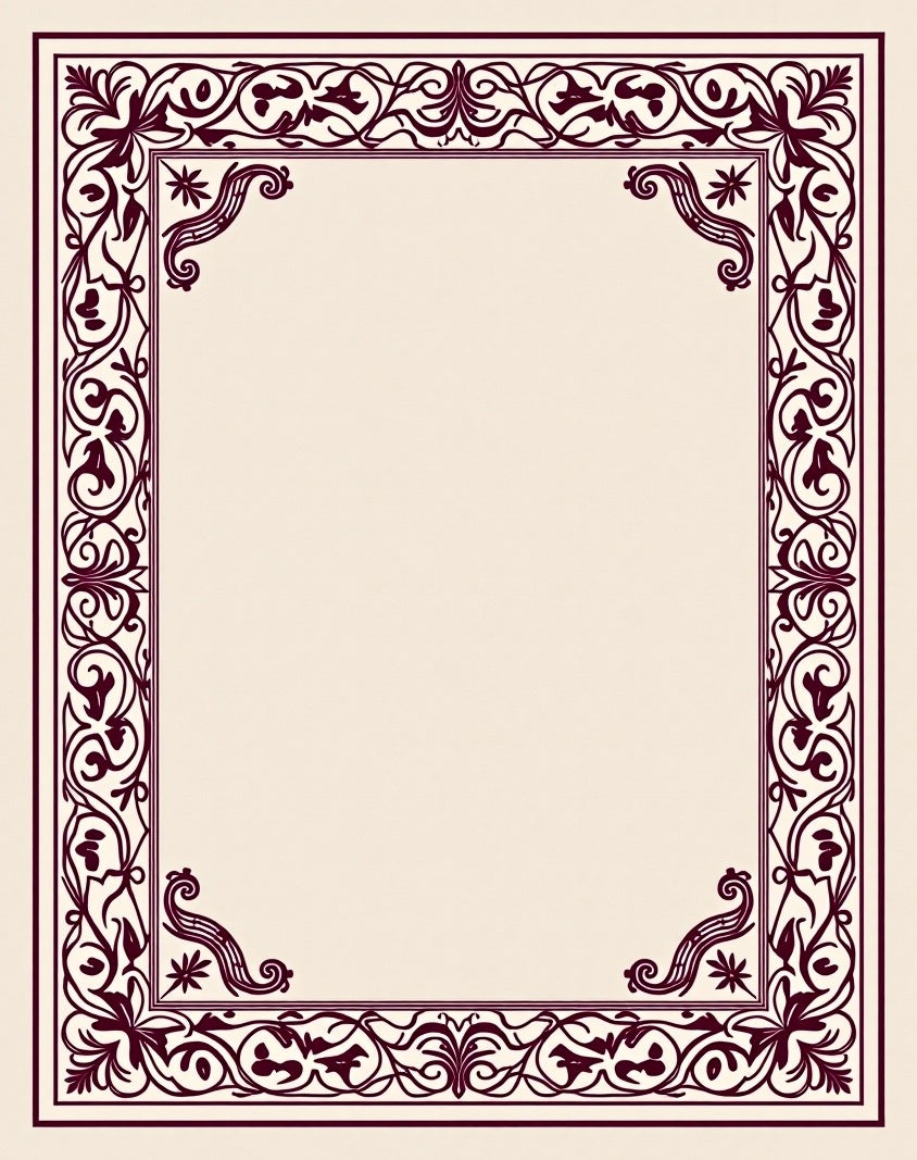 Botanical Floral Vine (Ivory) - ODIKA