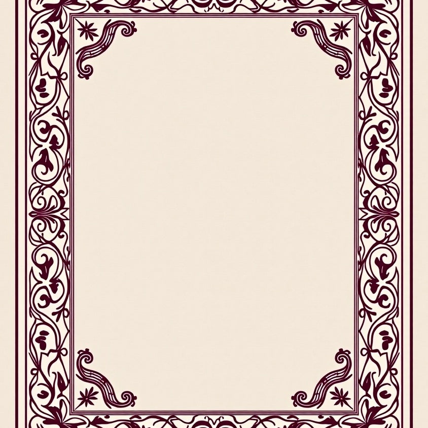 Botanical Floral Vine (Ivory) - ODIKA