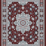 Boho Staircase Step Treads Covers Pack Stair Runner(Red)