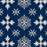 Festive Snowflake Holiday Accent with Intricate Crystal Design(Blue)
