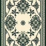 Vintage Damask Scroll Anti Slip (Beige)