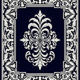 Exquisite Damask With Flourishing Garden (Black)