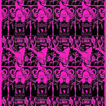 Haunted Cemetery Graveyard Scene Halloween Decorative(Pink) - ODIKA