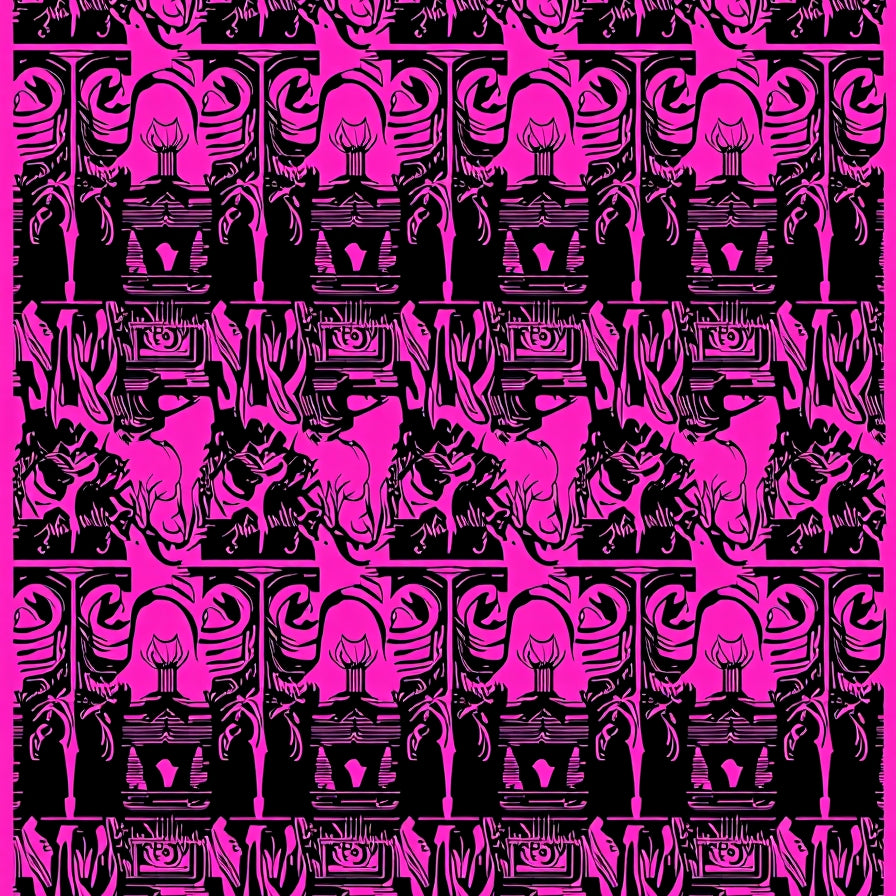 Haunted Cemetery Graveyard Scene Halloween Decorative(Pink) - ODIKA