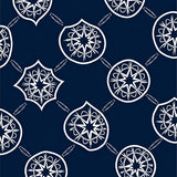 Enchanted Nautical Compass Wave Journey (Blue)