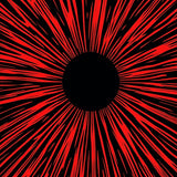 Abstract Brushstroke Artisan Path Embellishment (Red)