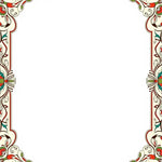 Ornate Scrollwork Damask with Interlocking Botanical Details (Ivory) - ODIKA