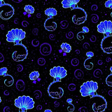 Celestial Night Fantasy Mermaid Tail Seashell Decorative(Black)