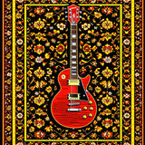 Artistic Yellow and Trellis Motif(Black)