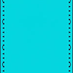 Minimalist Curved Border Entrance Accent (Blue) - ODIKA