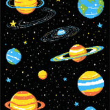 Celestial Whimsical Galaxy Scene(Orange)