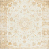 Beige Circle Vintage Distressed Print Round Indoor Accent(Beige)