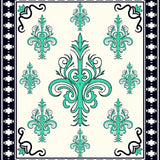 Nautical Harbor Damask Luxury Timeless Elegant (Ivory) - ODIKA