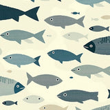 Nautical Charm with Exotic Fish(Ivory)