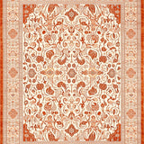 Boho Swirl Area(Orange)
