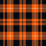 Harvest Festival Plaid with Interlocking Stripes Design(Orange)