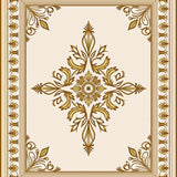 Artisan Damask Transitional Heirloom Sophisticated Floret Design(Beige)