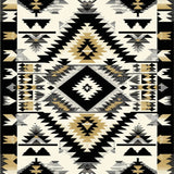 Farmhouse Black With Beige Tribal(Black)