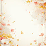 Dreamy Petal Bath Absorbent Floral(Beige)