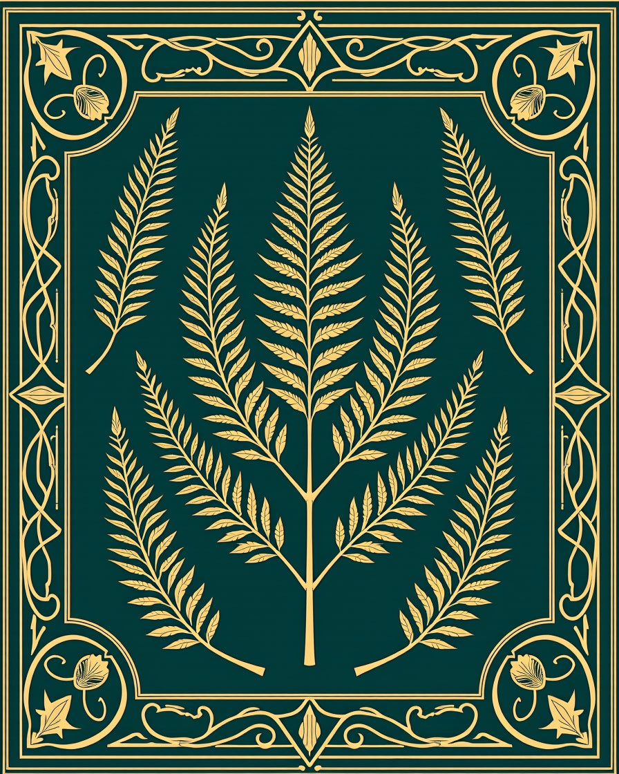 Enchanted Fern Labyrinth Treasure (Gold) - ODIKA